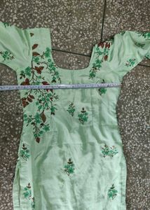 Patiala Silky Smooth Crepe Silk Suit