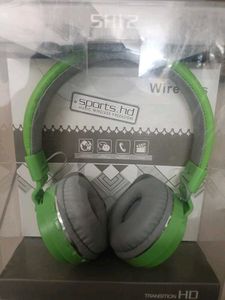 Green Sports HD Headphones