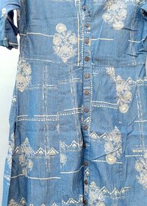 Denim Blue 💙 Dress Formal And Casual