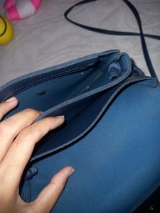 Blue Sling Bag