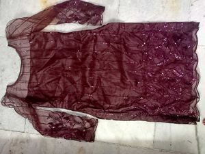 Maroon Suit Set