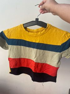 💛Striped Tee - Colorful &amp; Casual