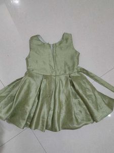 Green Party Dress(pistagreen)