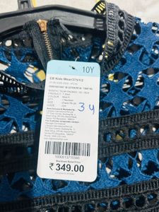 Elegant Blue Lace Dress