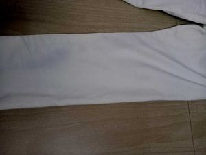 White Straight Leg Pants