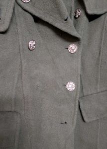 Olive Green women coat