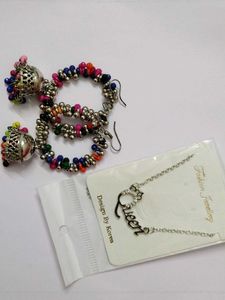 Jhumka And Necklace