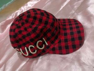 Gucci Plaid Baseball Cap