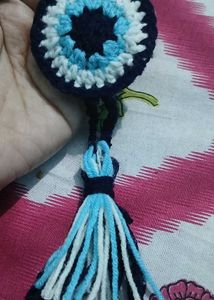 Handmade Evil Eye Crochet Wall Hanging 🧿