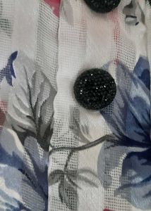White floral print dress girls 10-13/14 yr