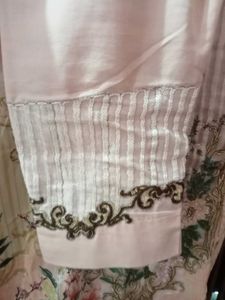 Patchwork Suit With Chiffon Dupatta