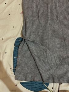Grey Korean Skirt