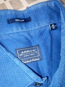 Arrow Branded Blue Formal Shirt