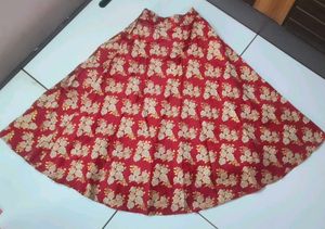 Floral Print Skirt