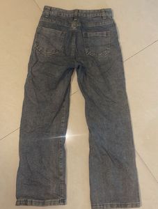 straight Leg blue Denim Jeans