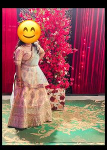 ✨ Elegant Peach Silk Lehenga Set ✨