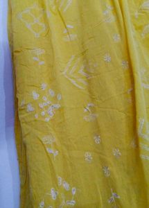 Yellow Printed Dupatta