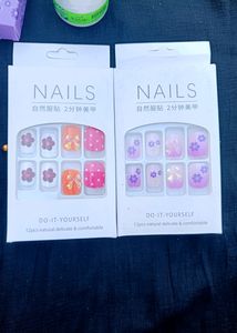 Combo Pack Of 2 ❤️ Foxtale Press On Nails ✨