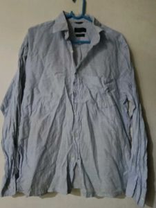 Men's Blue Long Sleeve Shirt