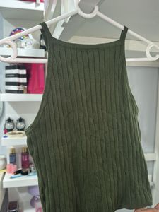 Olive Green Tank Top