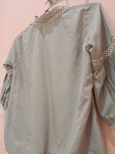 Elegant Lace Trimmed top