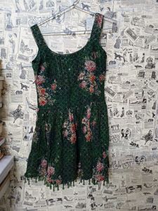 Women Partywear Shiny Sharara Dress