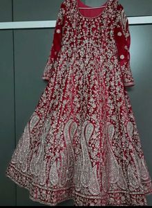 Ramazan Eid Bridal Heavy Work Gown With Duppata