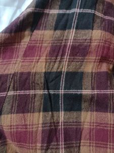Sleeveless Checked Flared Dress