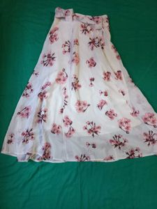 Floral Print Skirt