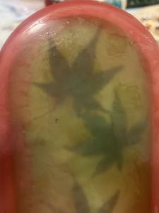 Resin Tray with Maple Leaves
