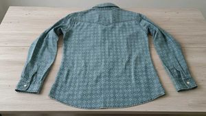 Patterned Denim Shirt