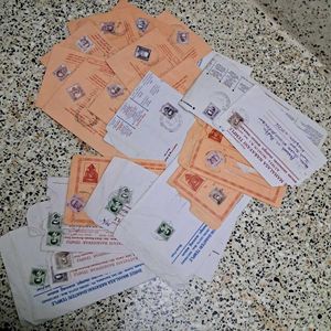 22 Circulated Envelopes with stamps