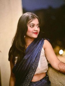 Women Blue Saree