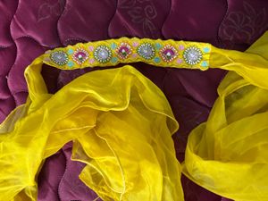 Charming Yellow Ethnic Dress Haldi