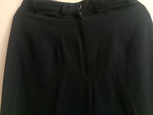 Black Straight Woman Trousers