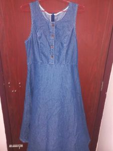 Denim Type Frock