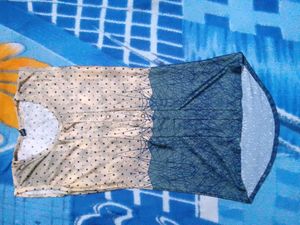 Blue Tie-Dye Sleeveless Top