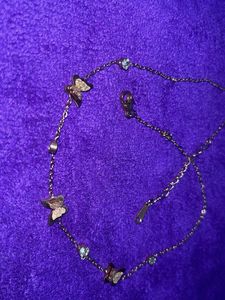 Butterfly Charm rose gold Necklace