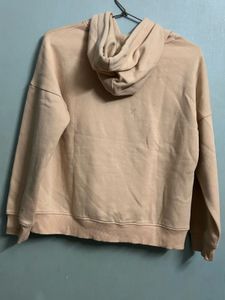 Beige Graphic Hoodie with Braided Girl Print