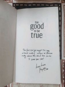 Too Good to be True