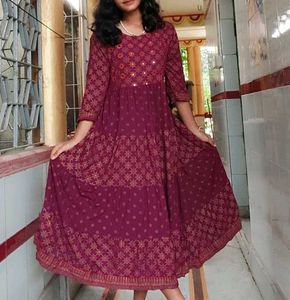 Elegant Floral Print Dress