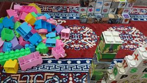 Well Maintained Toy Building Blocks