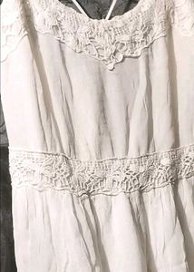 Unused Zara Cute Dress With Cross Back Style