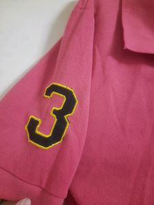 Polo Pink Color Xl Soze Tshirt