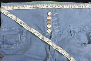 High Waist Light Blue Jeans