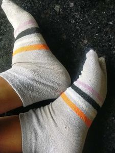striped socks
