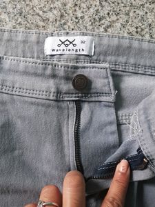 Wavelength Brand Grey Jeans For Women&#39;s