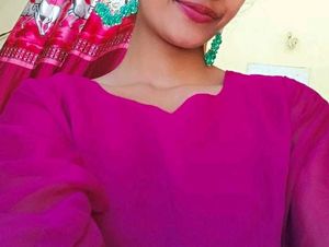 Magenta Anarkali Suit Set