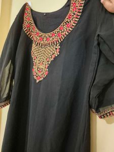 Elegant Black Kurta