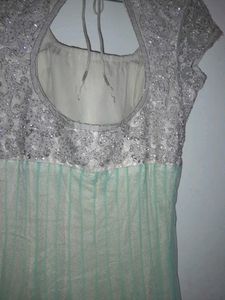Elegant Ombre Anarkali Gown